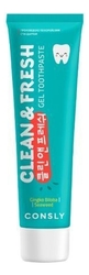Гелевая зубная паста с экстрактом гинкго билоба CONSLY Clean & Fresh Gel Toothpaste
