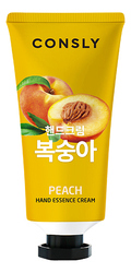 CONSLY Крем-сыворотка для рук с экстрактом персика Peach Hand Essence Cream