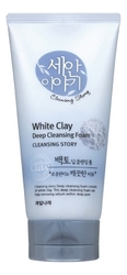 Матирующая пенка для умывания WELCOS Cleansing Story White Clay Deep Cleansing Foam