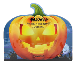 AYOUME Тканевая маска для лица Halloween Horror Pumpkin Mask Soothing