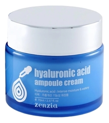 Крем для лица с гиалуроновой кислотой ZENZIA Hyaluronic Acid Ampoule Cream