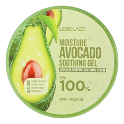 Универсальный гель для лица и тела с экстрактом авокадо LEBELAGE Soothing Gel Moisture Avocado 100%