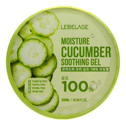 Многофункциональный гель для лица и тела на основе огуречного экстракта LEBELAGE Moisture Cucumber 100% Soothing Gel