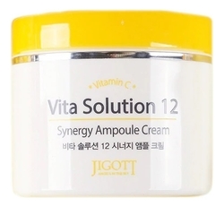 Осветляющий крем для лица JIGOTT Vita Solution 12 Synergy Ampoule Cream