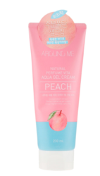 Крем-гель для тела с экстрактом персика Welcos AROUND ME Natural Perfume Vita Aqua Gel Cream Peach 