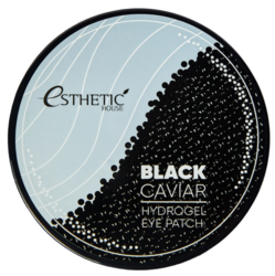Гидрогелевые патчи для глаз ЧЕРНАЯ ИКРА, ESTHETIC HOUSE, Black Caviar Hydrogel Eye Patch