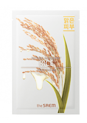 Тканевая маска с рисом The Saem Natural Mask Sheet Rice