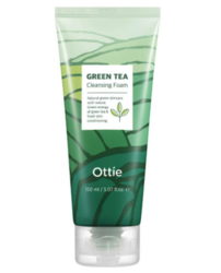 Пенка для умывания с зеленым чаем Ottie Green Tea Cleansing Foam