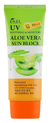 EKEL Солнцезащитный крем с алоэ вера UV Soothing & Moisture Aloe Vera Sun Block SPF 50 PA+++