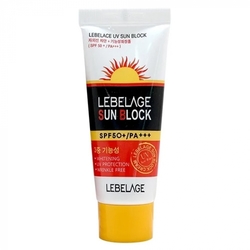 Солнцезащитный крем для лица и шеи LEBELAGE UV Sun Block SPF50+ PA+++