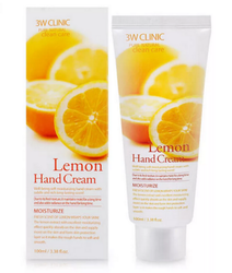 Крем для рук c экстрактом лимона 3W Clinic Moisturizing Lemon Hand Cream