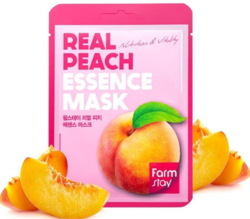 Маска для лица тканевая с экстрактом персика Real Peach Essence Mask FarmStay
