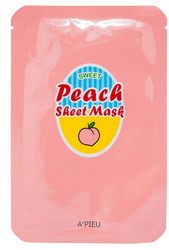 Персиковая тканевая маска A'PIEU Peach & Yogurt Sheet Mask