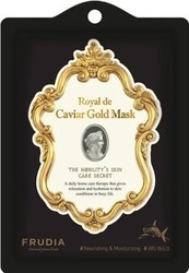 Омолаживающая маска для лица с экстрактом икры и золотом Frudia Royal De Caviar Gold Mask