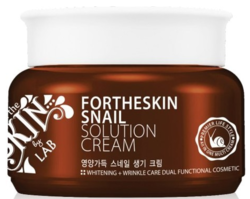 Крем для лица с муцином улитки Fortheskin Snail Solution Cream