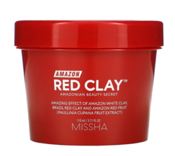Маска для лица на основе красной глины Missha Amazon Red Clay Pore Mask