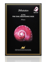 Тканевая маска с муцином улитки JM solution Active Pink Snail Brightening Mask Prime