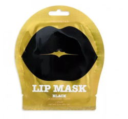 Гидрогелевые патчи для губ с экстрактом черной черешни Kocostar Lip Mask Black Single Pouch (Black Cherry Flavor)