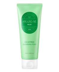 Успокаивающая пенка для умывания Welcos Around Me Relief Cicatree Cleansing Foam