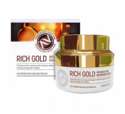 Питательный крем с золотом с омолаживающим действием Enough Rich Gold Intensive Pro Nourishing Cream