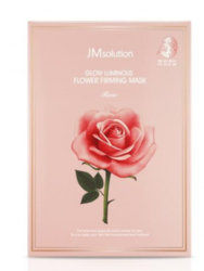 Тканевая маска с экстрактом дамасской розы JM SOLUTION GLOW LUMINOUS FLOWER FIRMING MASK ROSE