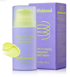 Ночной крем с ретинолом и бакучиолом By Wishtrend Vitamin A-mazing Bakuchiol Night Cream