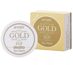 Гидрогелевые патчи для век с золотом и EGF Petitfee Premium Gold & EGF Eye Patch