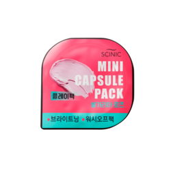 Глиняная капсульная маска для лица с розой Scinic Mini Capsule Pack Bulgarian Rose