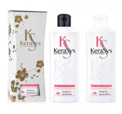 Подарочный набор восстанавливающий для поврежденных волос Kerasys Gift Set Repairing, шампунь + кондиционер