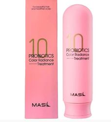 Маска для волос для окрашенных волос с пробиотиками MASIL 10 PROBIOTICS COLOR RADIANCE TREATMENT 300ml