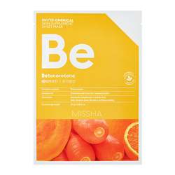 Питательная маска для лица MISSHA Phyto-chemical Skin Supplement Sheet Mask (Betacarotene/Nourishing)