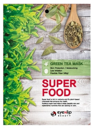 Тканевая маска с экстрактом зеленого чая Eyenlip Super Food Green Tea Mask