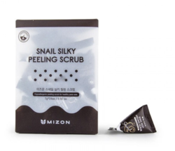  Скраб для лица с улиточным муцином MIZON Snail Silky Peeling Scrub