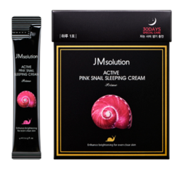 Ночной крем с муцином улитки и витамином В12 JM Solution Active Pink Snail Sleeping Cream