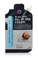 Многофункциональный крем с муцином чёрной улитки (мини-версия) EYENLIP Pocket Black Snail All In One Cream