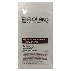 Пробник восстанавливающая маска для волос с кератином Floland Premium Silk Keratin Treatment