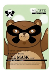Патчи для глаз Milatte Fashiony Black Eye Mask – Bear