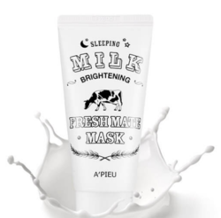 Выравнивающая тон ночная маска с молочными протеинами Apieu Fresh Mate Milk Mask