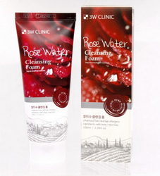 Пенка для умывания 3W Clinic Rose Water Foam Cleansing