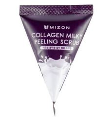 Содовый скраб в пирамидке Mizon Collagen Milky Peeling Scrub