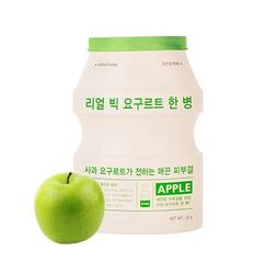 Отшелушивающая тканевая маска для лица A'PIEU Real Big Yogurt One-Bottle (Apple)