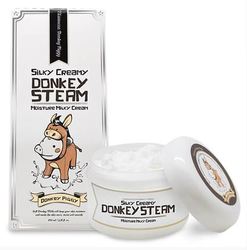 Увлажняющий паровой крем Elizavecca Silky Creamy Donkey Steam Moisture Milky Cream