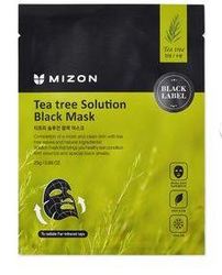 Черная тканевая маска с чайным деревом Mizon Teatree Solution Black