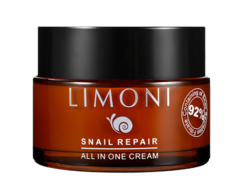 Крем для лица восстанавливающий с муцином улитки Limoni Snail Repair All In One Cream
