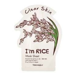Тканевые маски Tony Moly I'm Real Mask Sheet Rice — Рис