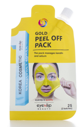 Eyenlip Pocket маска-пленка очищающая gold peel off pack